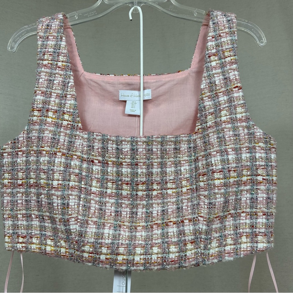 NWT HOUSE OF HARLOW 1960
Pixie Dust Tweed 2-Piece Set - Picture 8 of 12